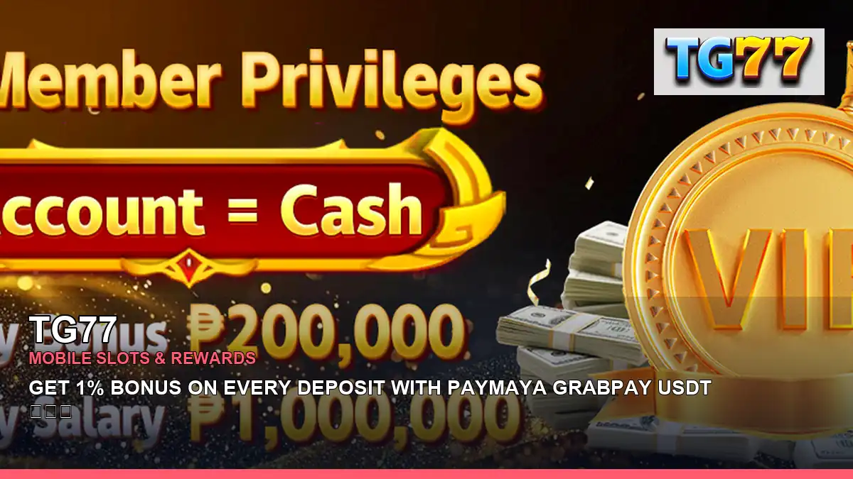 TG77 mobile slots promotion for Philippine players